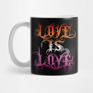 Love is Love - Lesbian Pride Mug